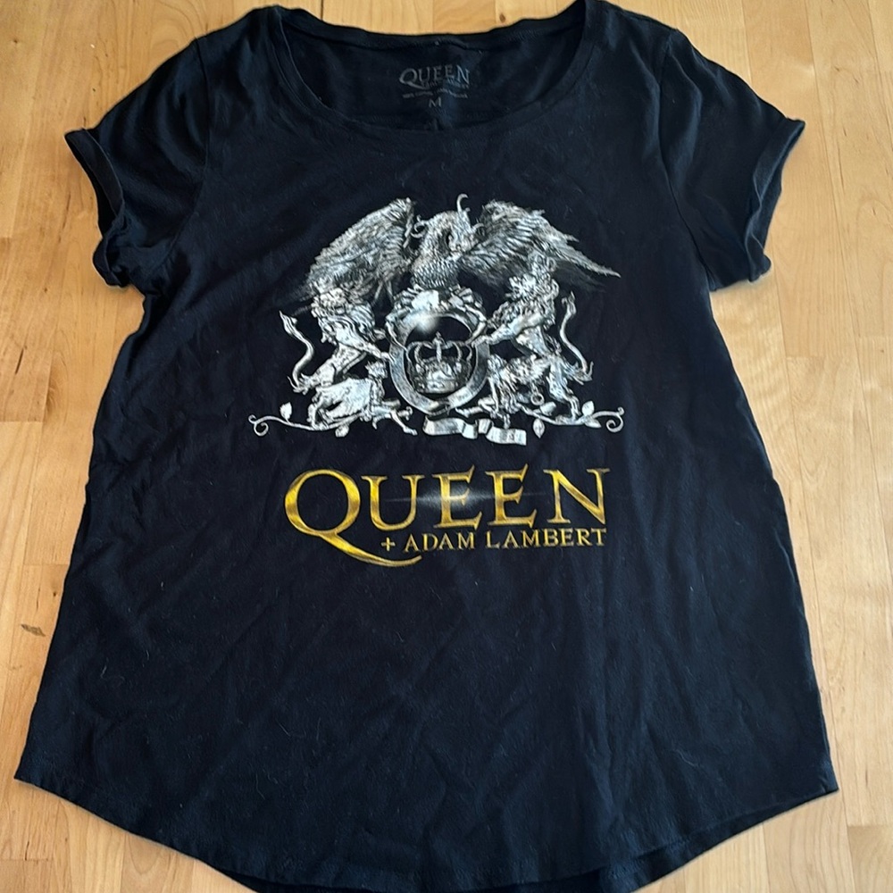 QUEEN BAND TEE, Adam Lambert size medium